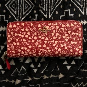 Coach zip around wallet